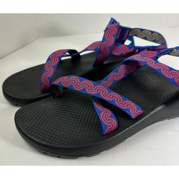 Chaco Z/1 Classic Sandal Comfort Hiking Women's Size 11 Gains Royal Blue EUC - Picture 6 of 11